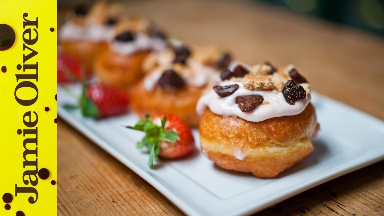 Strawberry Doughnuts with Sortedfood
