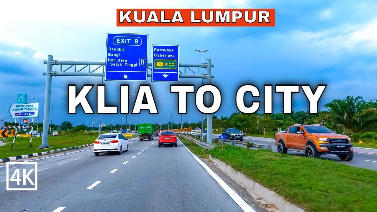 Kuala Lumpur City Driving Tour | Kuala Lumpur Airport to KLCC 🇲🇾🚘✈️