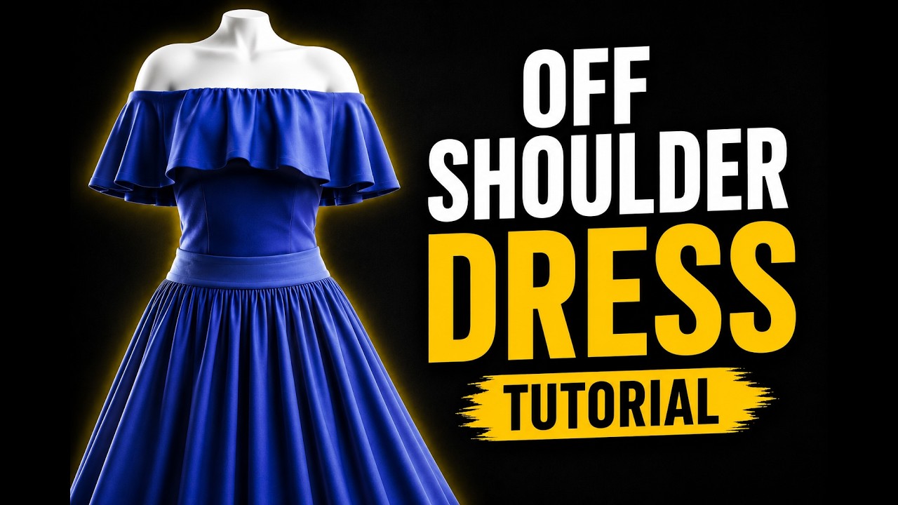 CLO3D Tutorial: How to Make a Female Dress