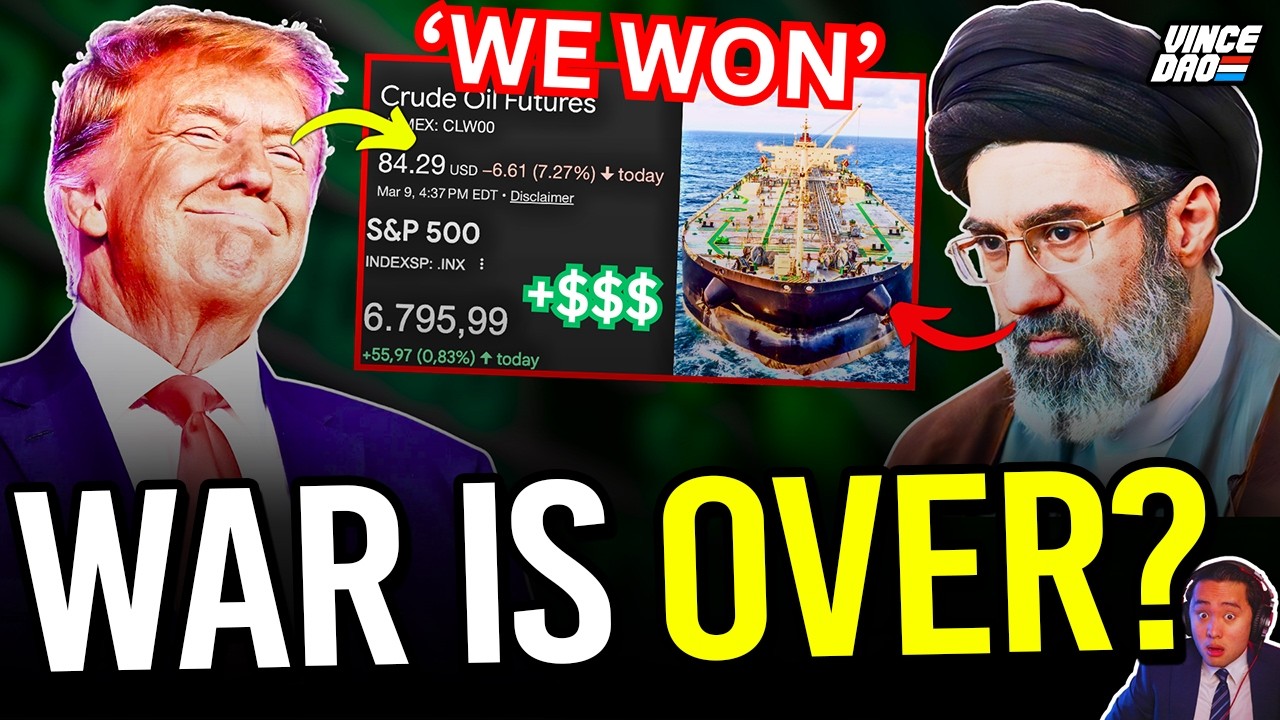 Markets BOOM as Trump Declares Iran War 'COMPLETE' Amid Continued Stunning Drop in US Oil Prices