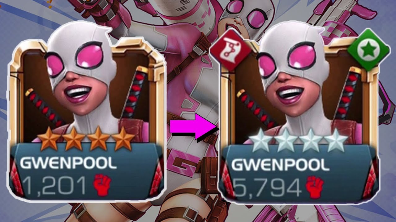 4 Star Gwenpool Rank Up & Awakening - Marvel Contest Of Champions