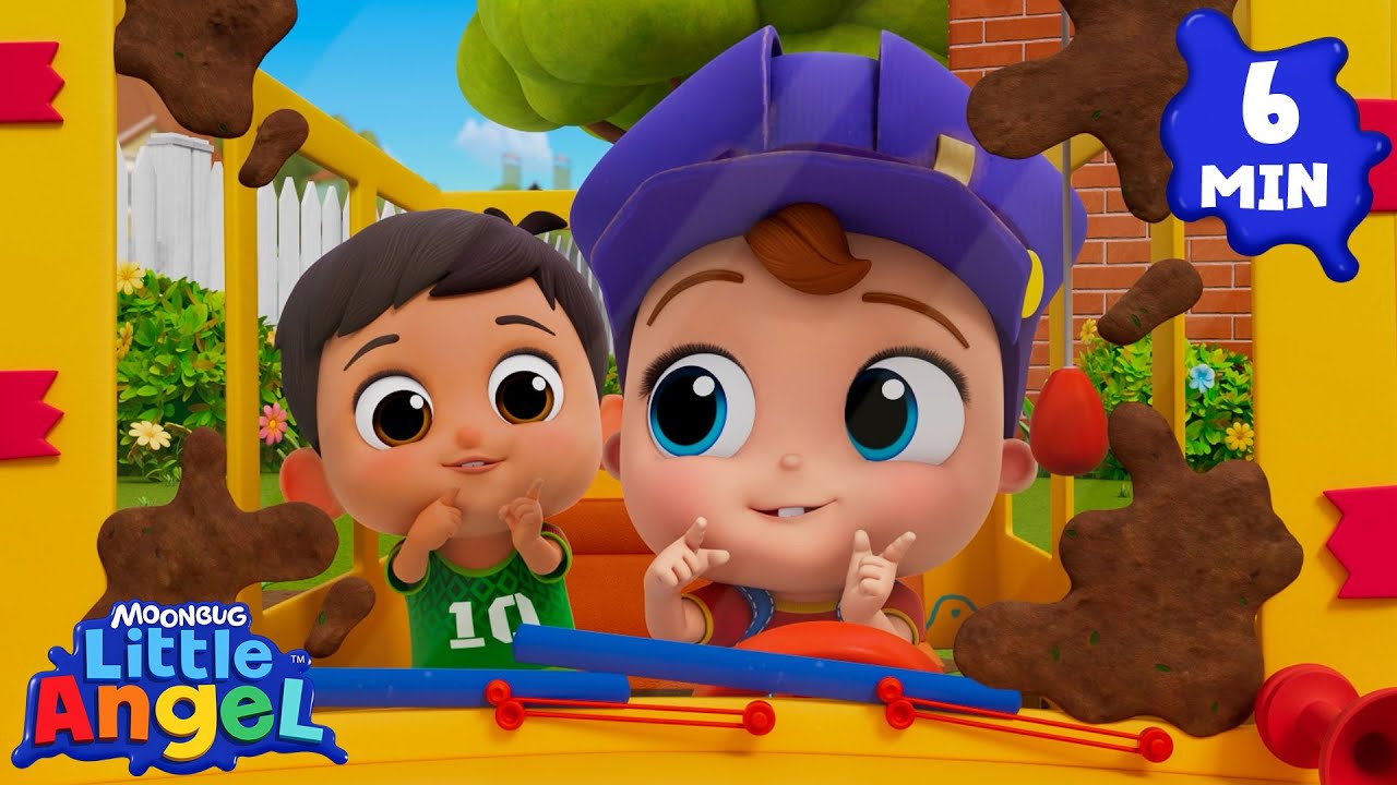 Bus Driver Baby John! 🚌 | Little Angel And Friends Kid Songs