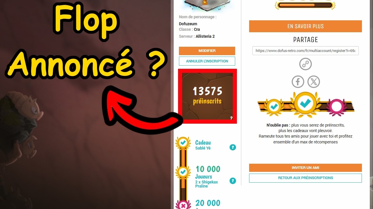 MON AVIS SUR LES NOUVEAUX SERVEURS DOFUS RETRO