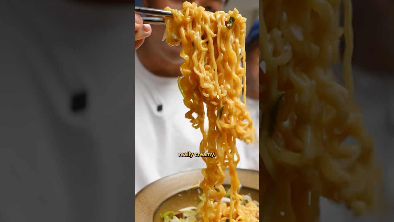 Upgrading Instant Ramen: Carbonara Ramen🍜