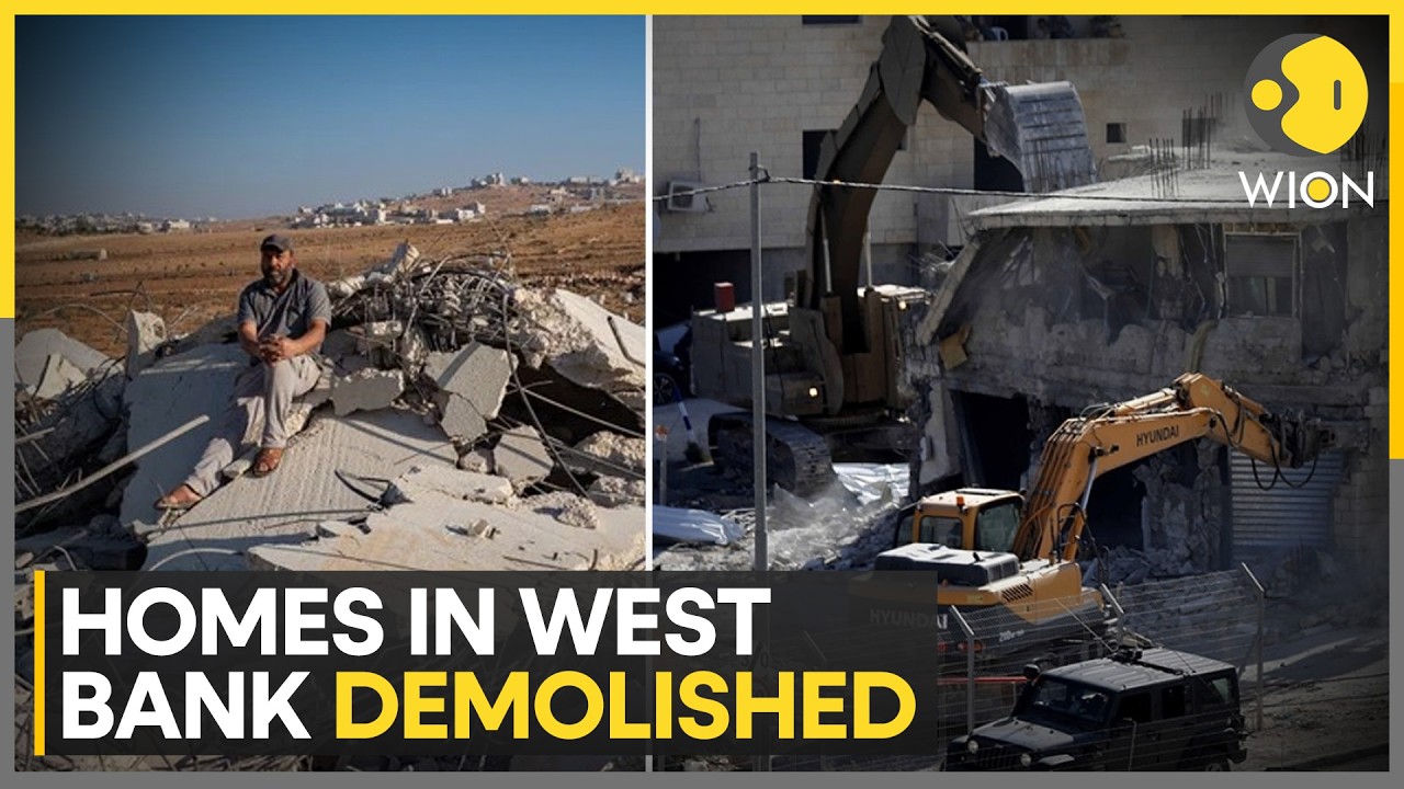 West Bank Demolition: Israeli Settlers Demolish 15 Homes In The West Bank Region | WION
