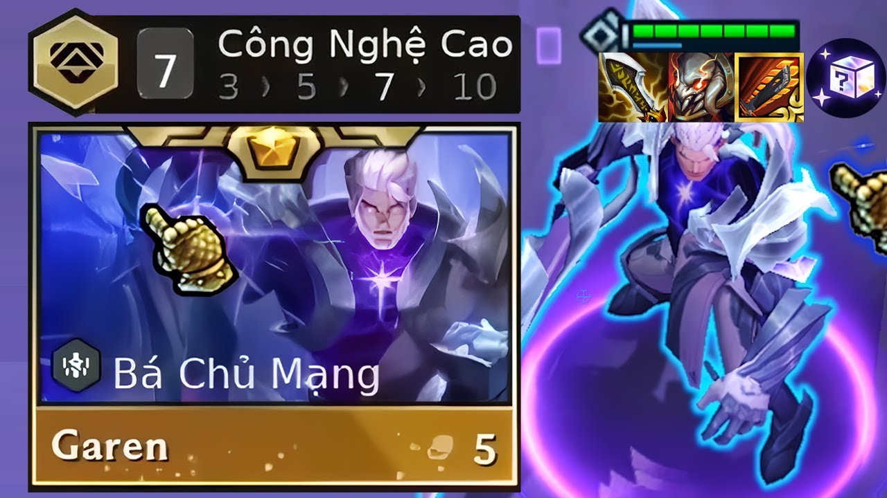 GAREN CÔNG NGHỆ CAO CHÉM TAN LOBBY CARRY CỰC KHỎE | DTCL MÙA 14