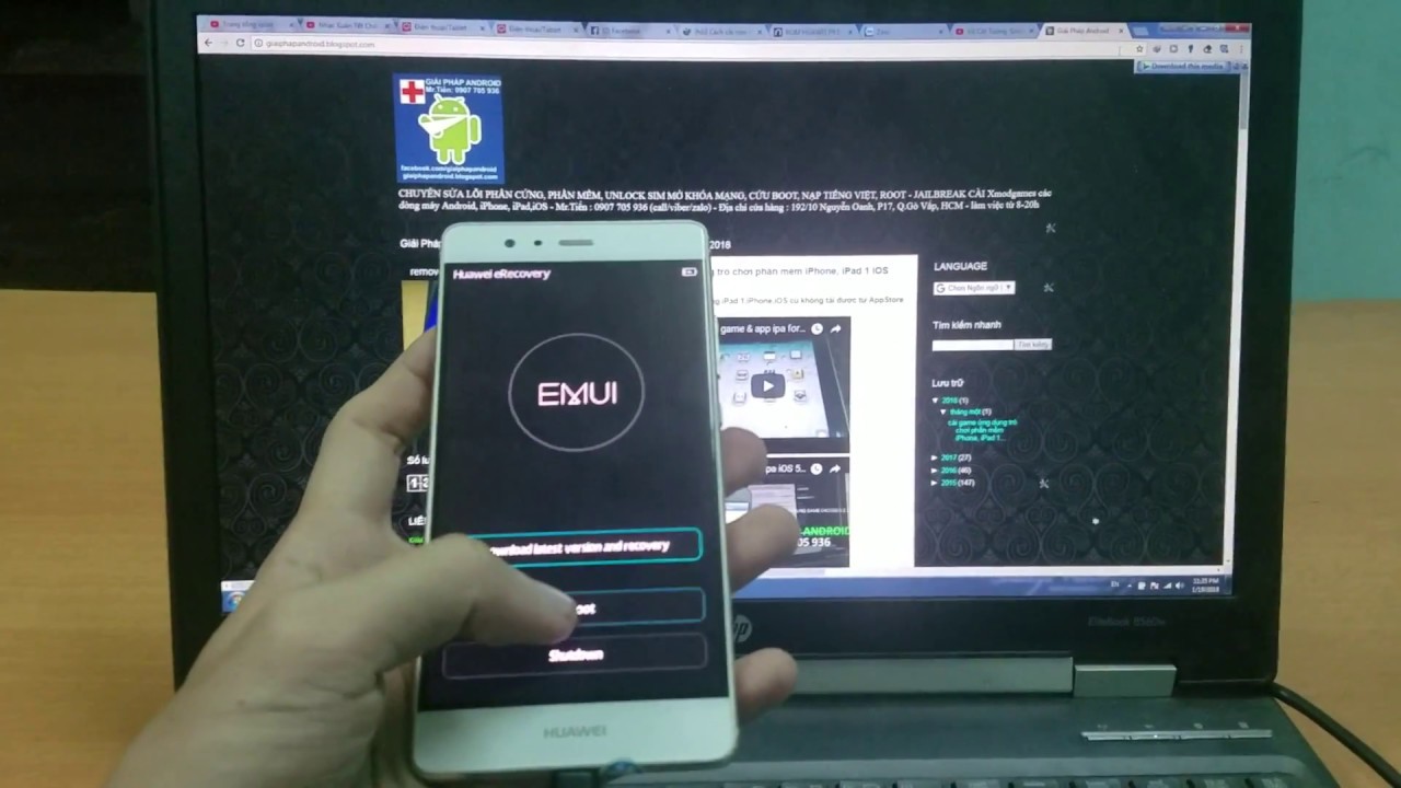 Huawei P9 loop  EMUI Recovery Mode cant flash firmware via sdcard