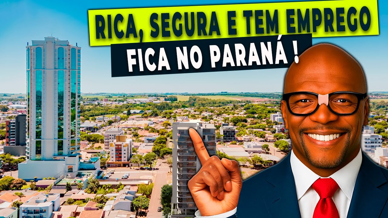 CIDADE RICA DO PARANÁ É ABSURDA, CRESCE COMO LOUCA E DEIXOU MAIS DE 5494 MUNICPIPIOS PARA TRAZ