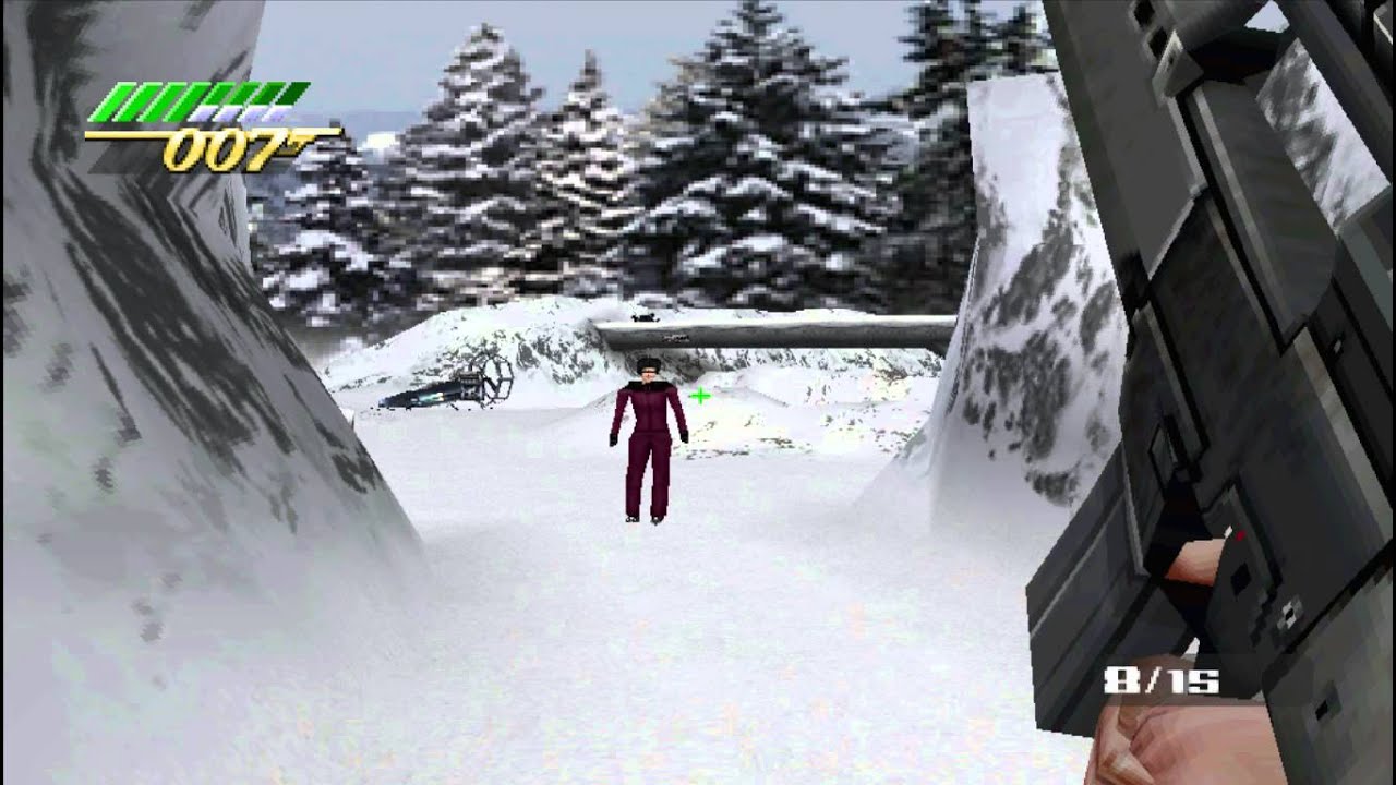 007: The World is Not Enough (PS1) - Cold Defiance (007 Difficulty Hi-Score/Gold Gun)