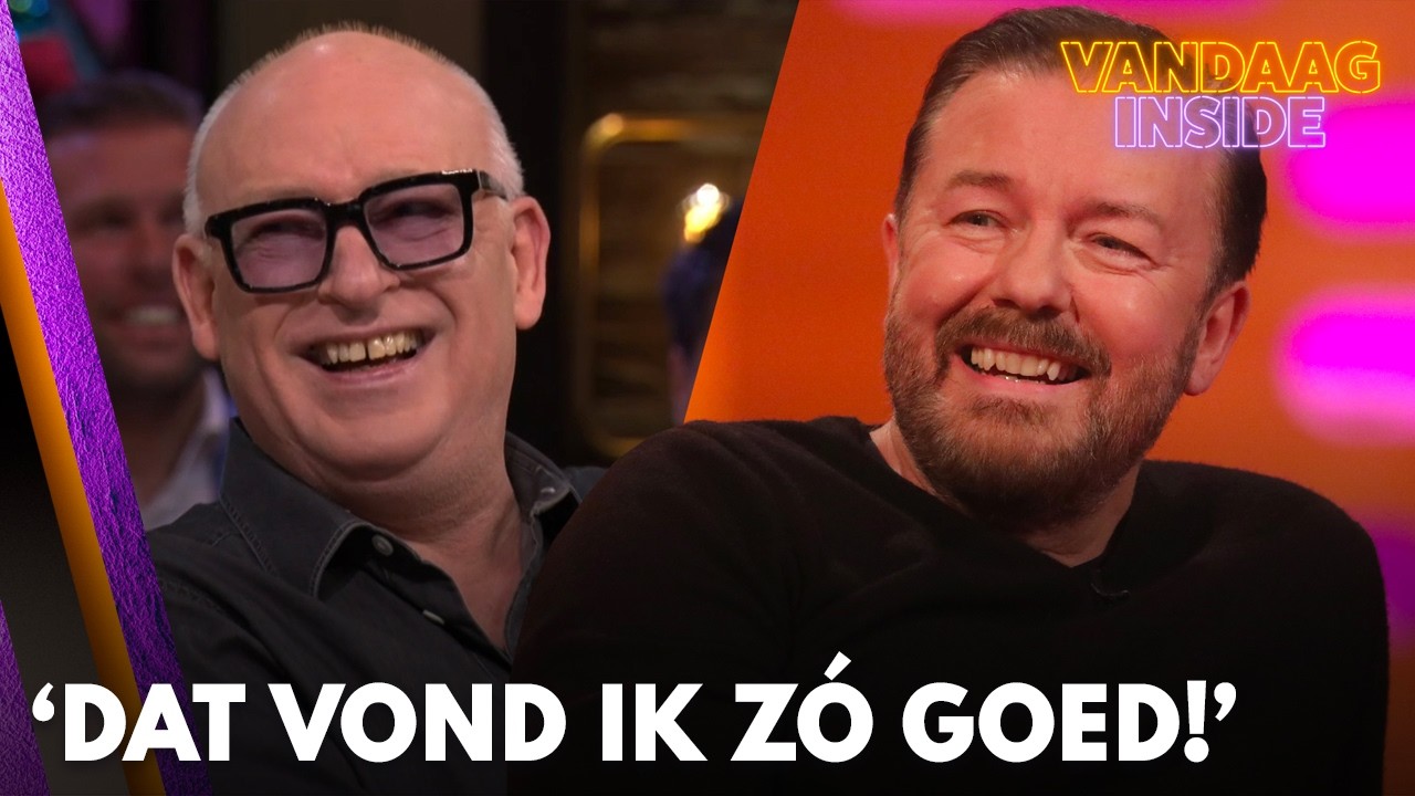 René van der Gijp vertelt grap van komiek Ricky Gervais: 'Dat vond ik zó goed!' | VANDAAG INSIDE
