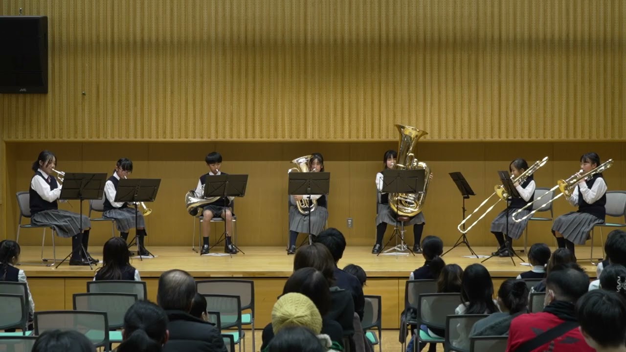 金管７重奏　江原大介作曲　道化のカプリス（小学生の演奏）