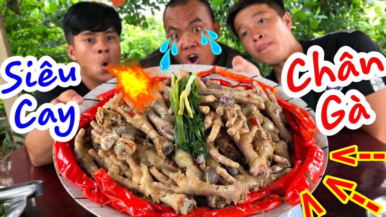 TXTV - Thánh Xàm Chơi Lớn Làm Nguyên Mâm Chân Gà Siêu Cay Hấp Kiểu Thái Ngon Khó cưỡng