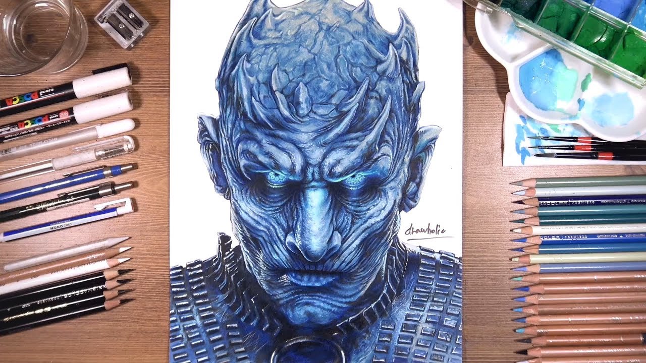 Drawing Night King from 'Game of Thrones' | drawholic