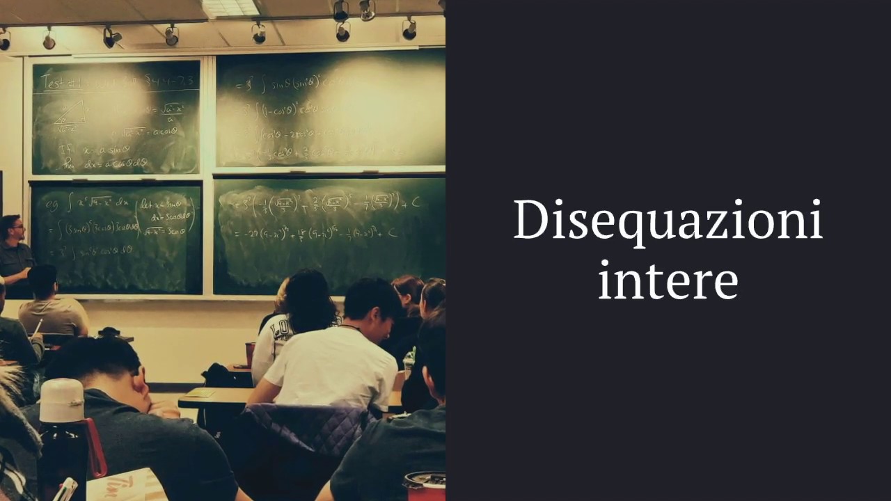 [Disequazioni] Esercizi su disequazioni intere