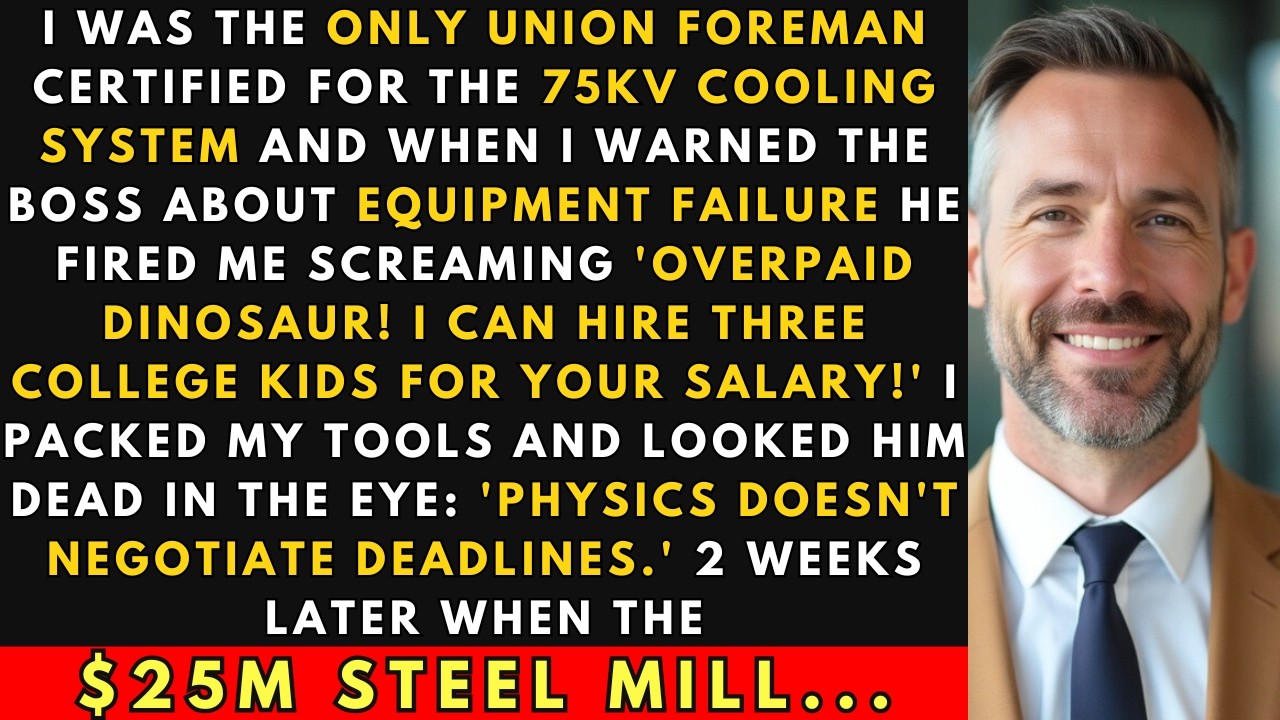 I Was The Union Foreman But Boss Fired Me 'Overpaid Dinosaur'—$25M Mill Exploded, He Begged