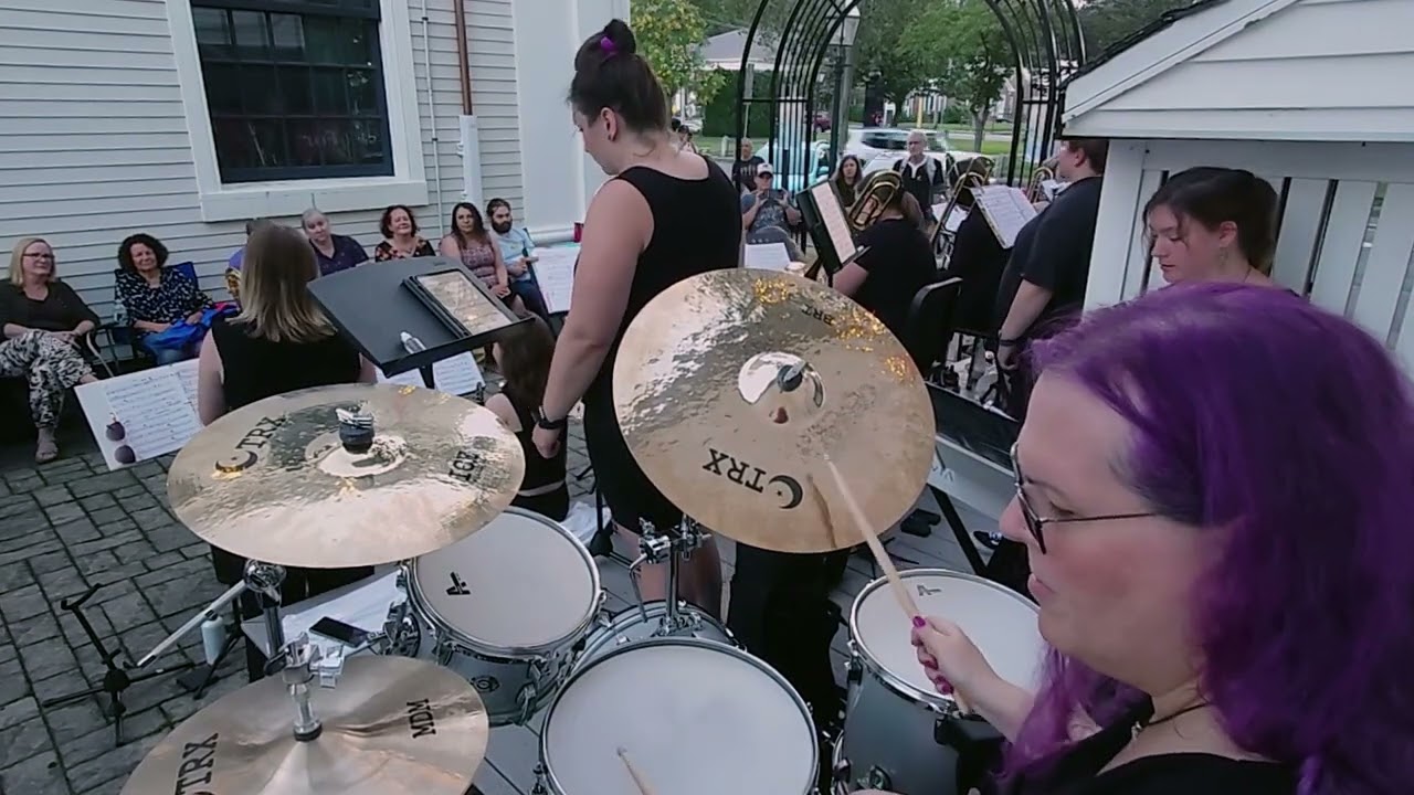 Sing Sang Sung - Drum Cam - Penny Larson drums with the SheBop Swing Orchestra