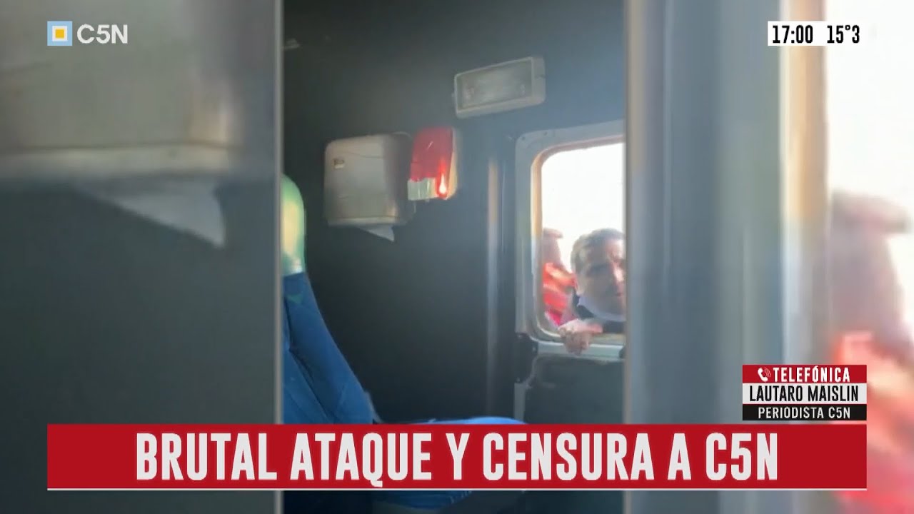 BRUTAL ATAQUE Y CENSURA A C5N EN EL OBELISCO