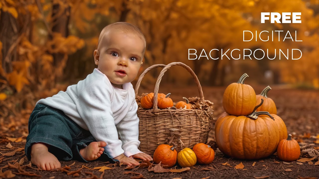 Transform Your Child Photos with This Free Digital Background | Step-by-Step Tutorial