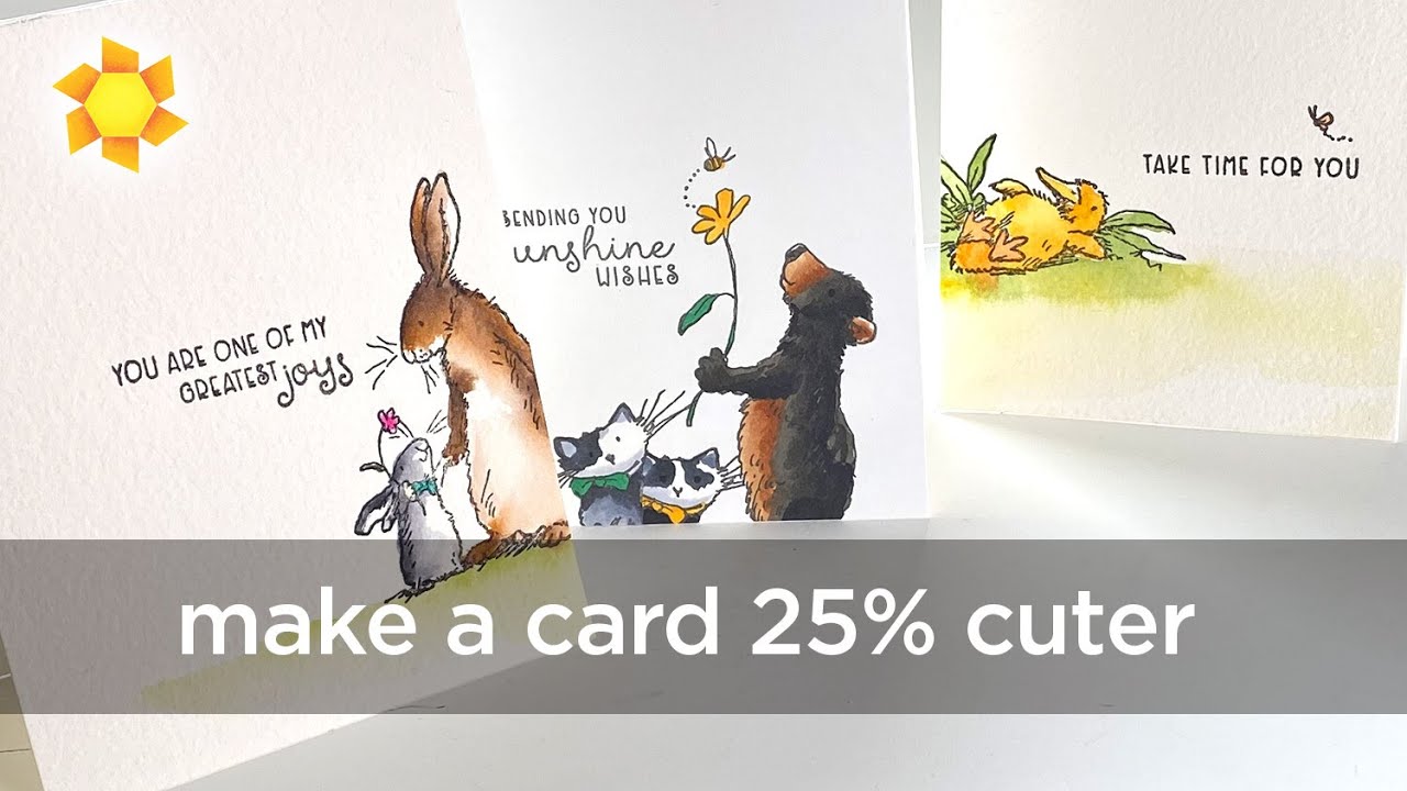 Crafty Hack: make a card 25% cuter