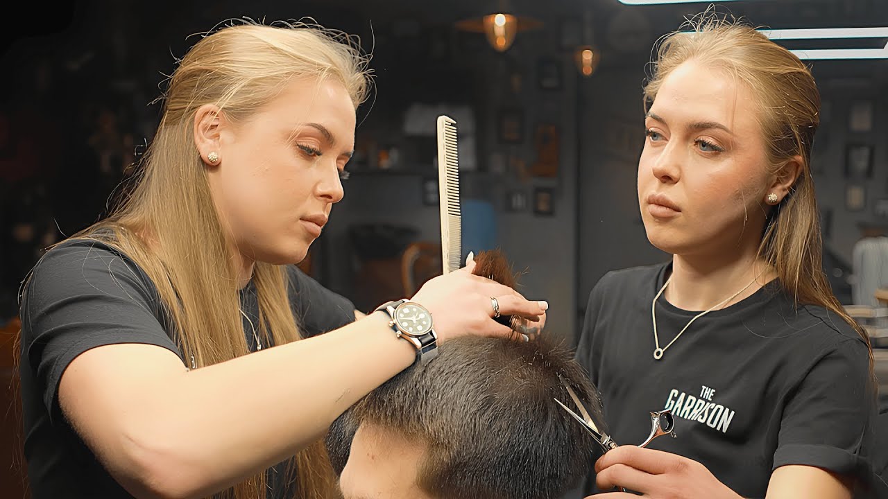 Унікальна Стрижка Ножицями від Професійної Барберині Олени💈