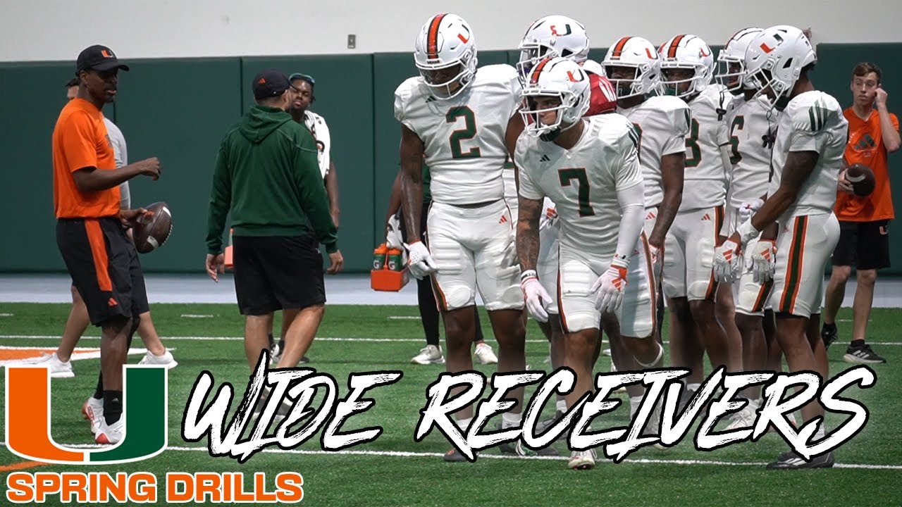 Wide Receivers in Spring Drills | Xavier Restrepo, Isaiah Horton, Ray Ray, Jo Jo & Ny