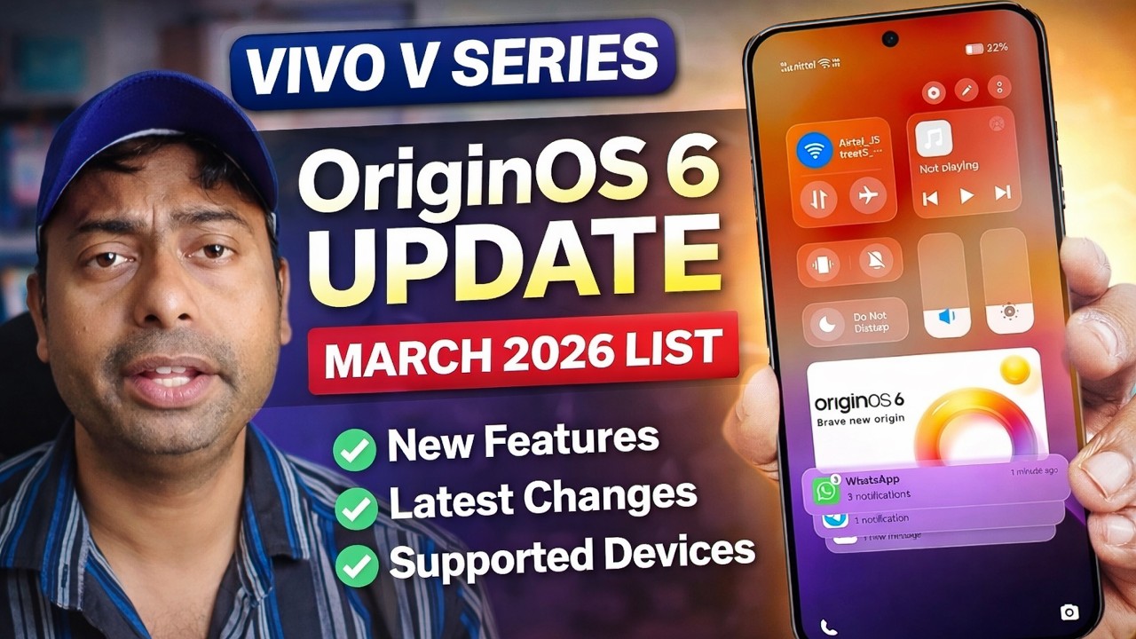📢 OriginOS 6 Update March 2026 | Vivo V Series Eligible Phones Confirmed!