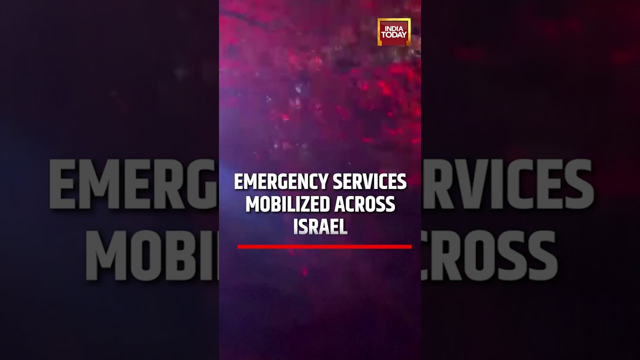 Israel News: Emergency Services Mobilized Across Israel After Missile Sirens #iranisraelwar