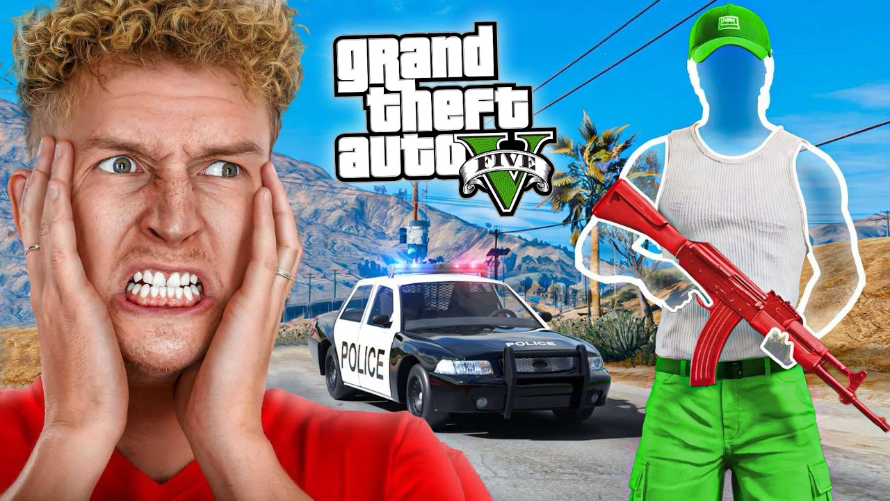 GTA V - DOOKOŁA MAPY ale JESTEM NIEWIDZIALNY! 🫥