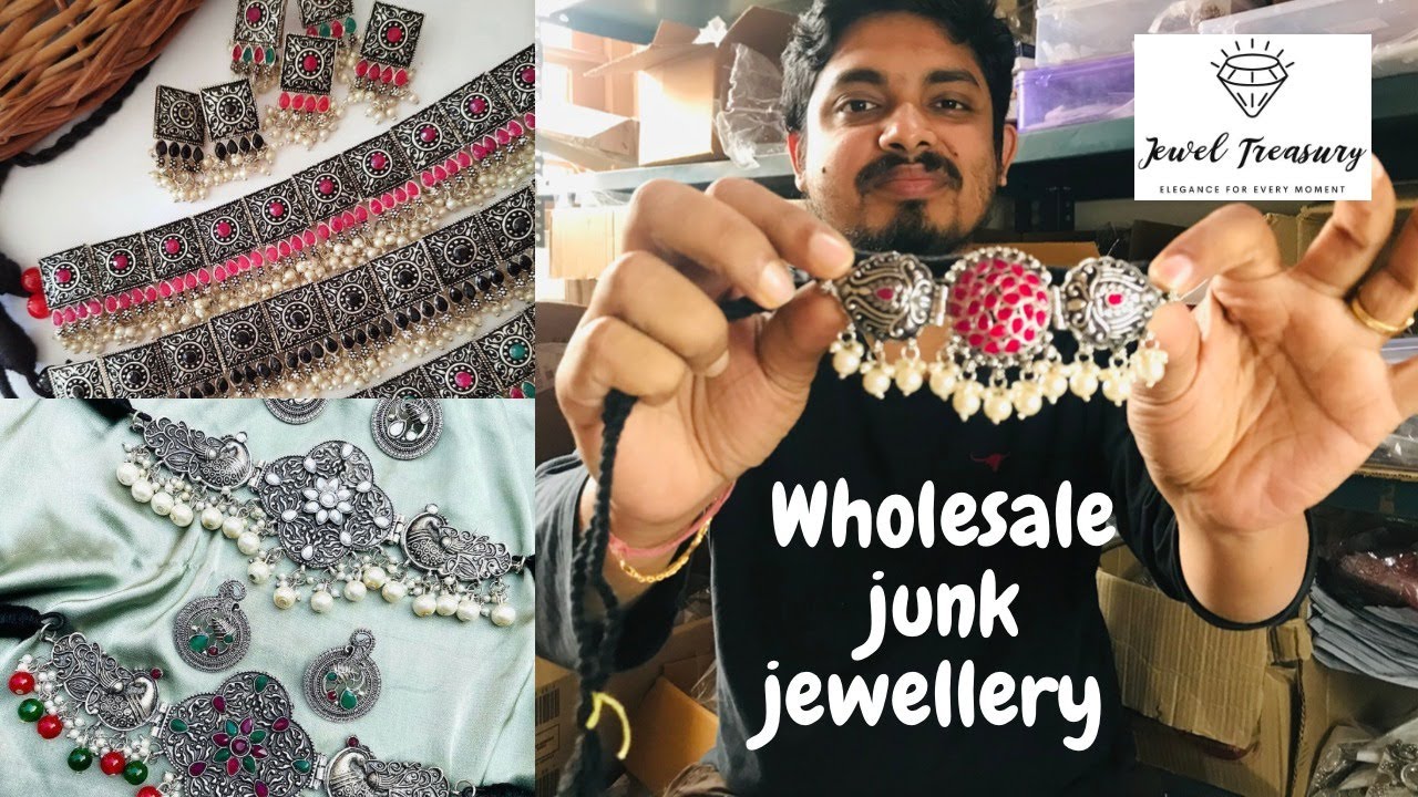 Oxidised Jewellery Wholesale Market in Kolkata | German Silver Black Polish Jewellery