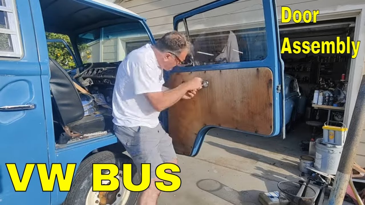 VW BUS Bay window Door assembly - This is tricky!