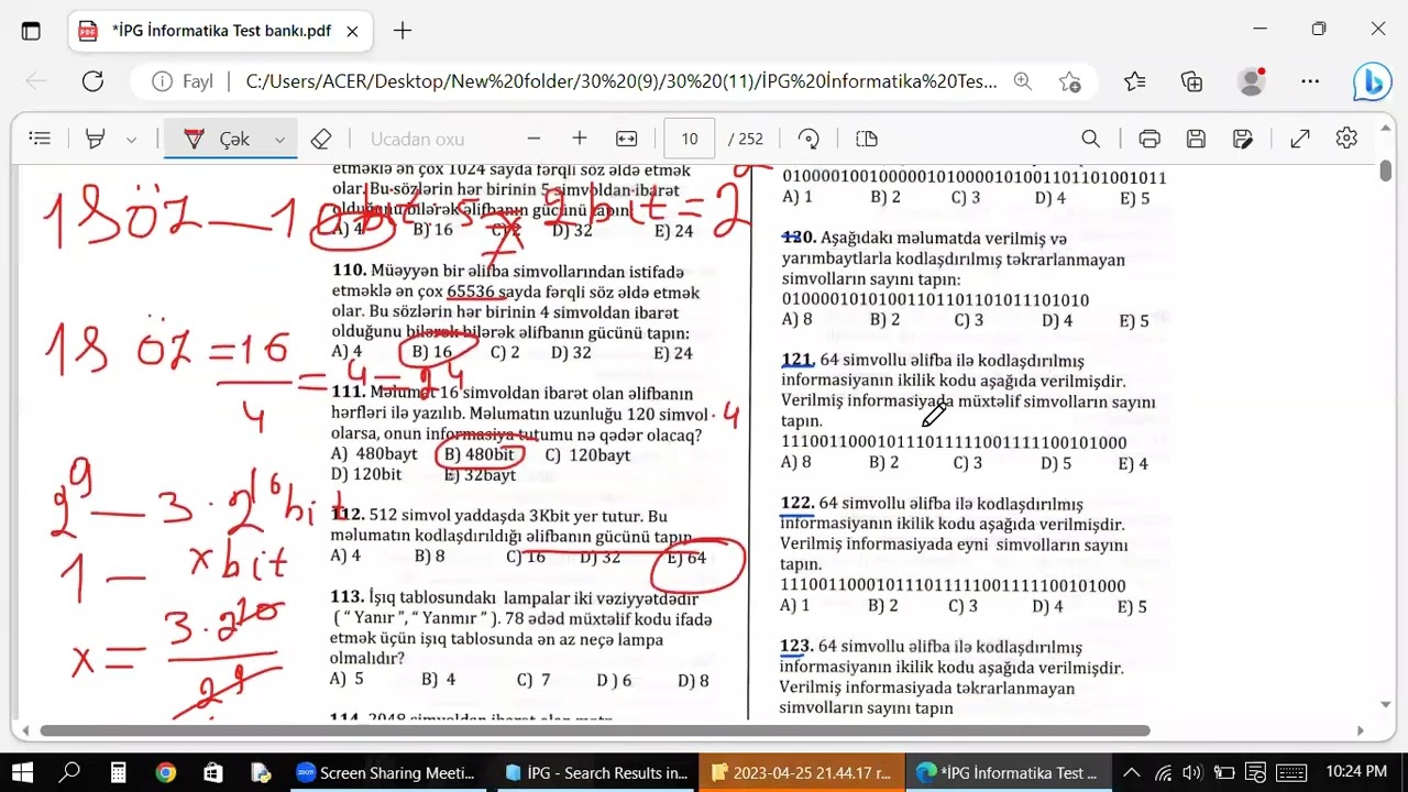 İPG İlkin Anlayışlar Kodlaşdırma Anlayışı 2 ci hissə