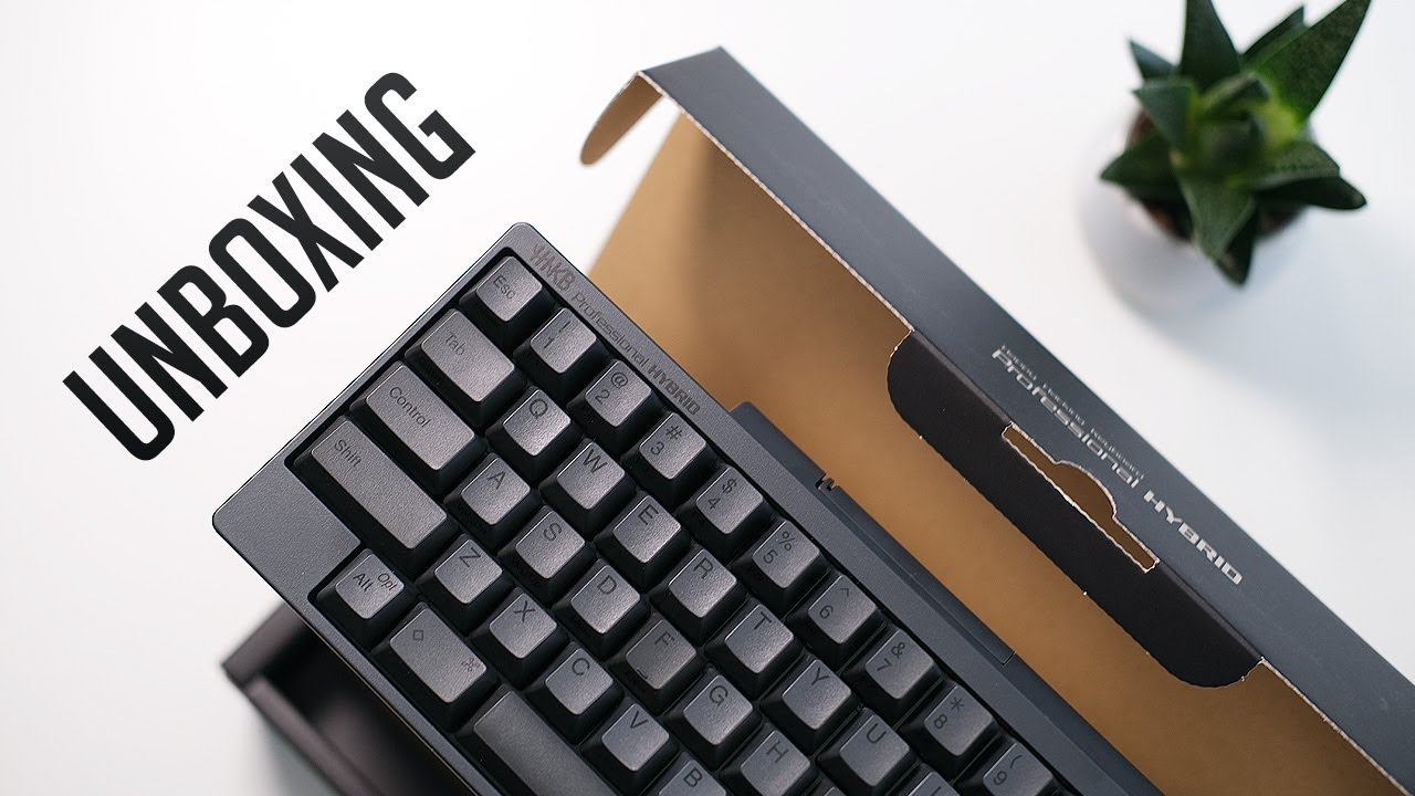 HHKB Professional Hybrid Unboxing & Typing Test (Europe Launch Day 2020) + HHKB Pro 2 Comparison