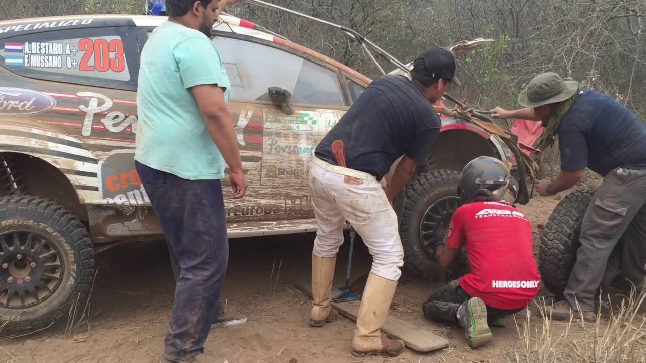 Transchaco Rally 2016 Picada 40 Problemas Ford de Augusto Bestard