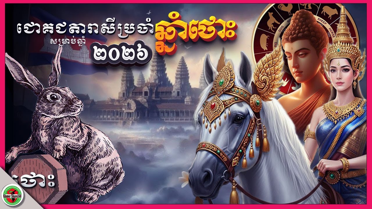 ជោគជតារាសីឆ្នាំថោះសម្រាប់ឆ្នាំ២០២៦ បើចង់បានសំណាងទាំងនេះ Year of Rabbit's Khmer Horoscope in 2026.