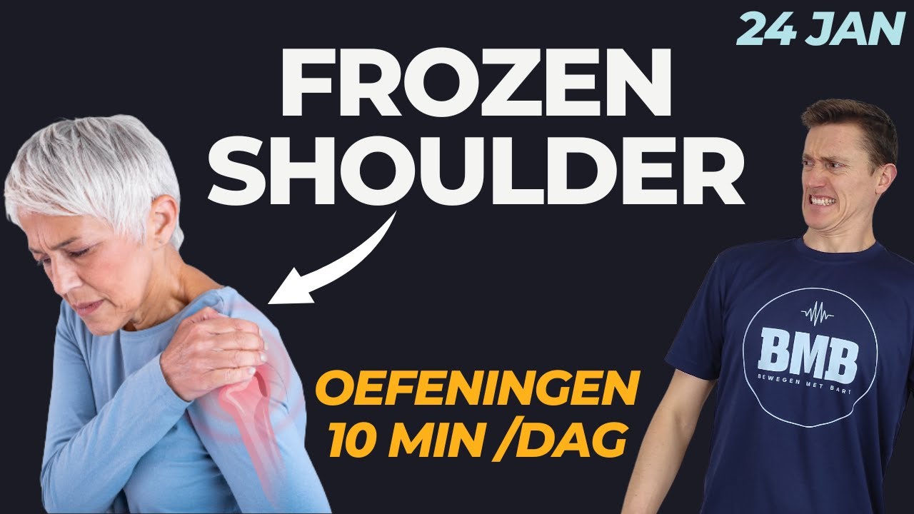 Pijn aan je schouder? Doe dit! Oefeningen voor een frozen shoulder.