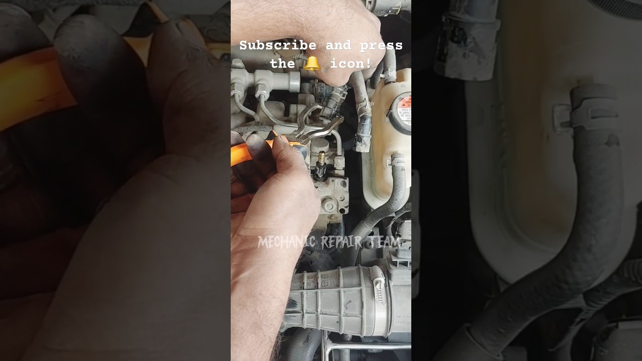 High pressure fuel lines removal special tools 😀😃 #shorts