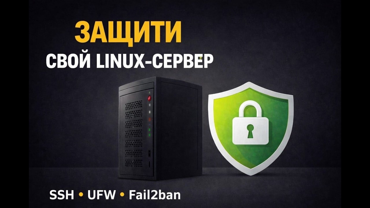 🔐 Базовая защита VPS: SSH по ключу + UFW + Fail2ban (Ubuntu/Debian)