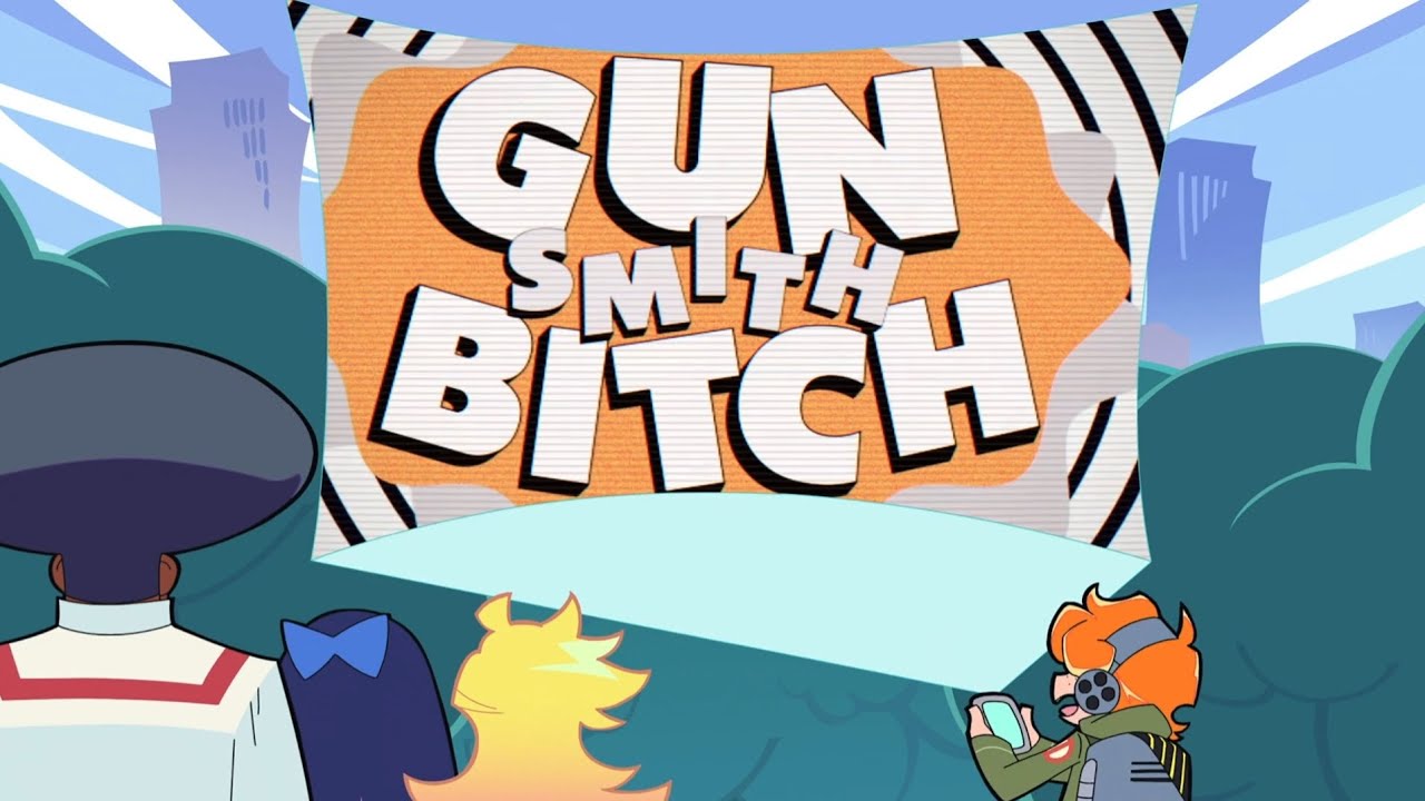 Gunsmith's first appearance - New Panty and Stocking with Garterbelt episode 6