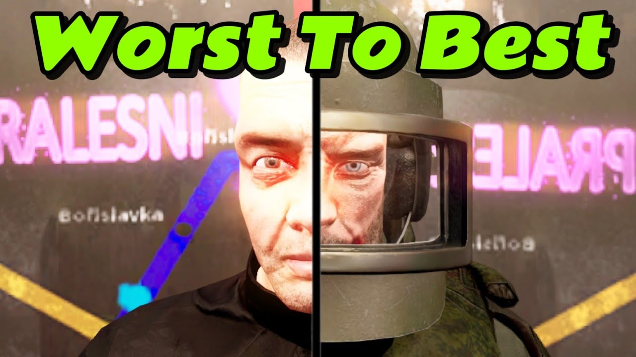 We used the WORST and BEST guns from each category in Ghosts of Tabor