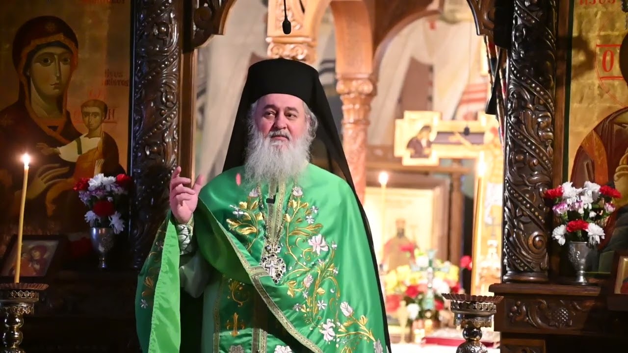 Arhim. Dumitru Cobzaru - Cuvant de multumire, Manastirea Lainici, Gorj