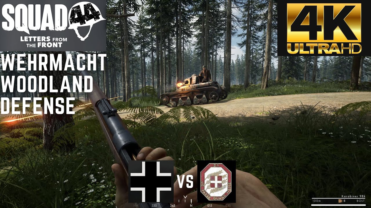 Squad 44 - Wehrmacht Woodland Defense - Maginot - (4K)