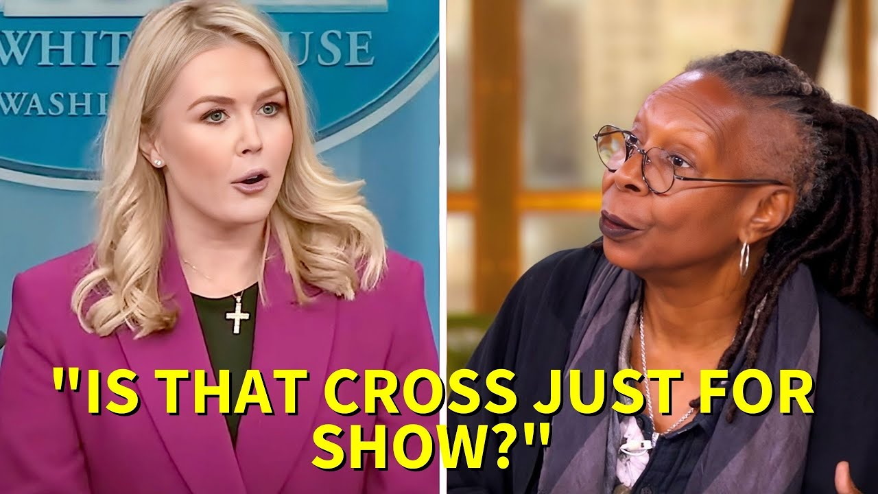 Karoline Leavitt WYPOWIADA Whoopi Goldberg w The View: &bdquo;Czy ten krzyż jest tylko na pokaz?&rdquo;