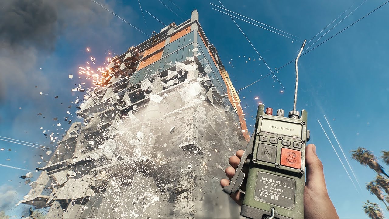 POV: You're inside the building as it collapses - Battlefield 6