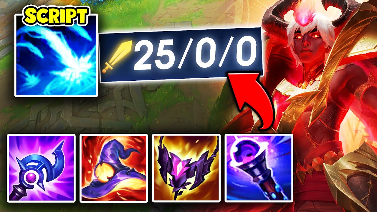 This is what a PERFECT Xerath game looks like (25 KILLS, 0 DEATHS)