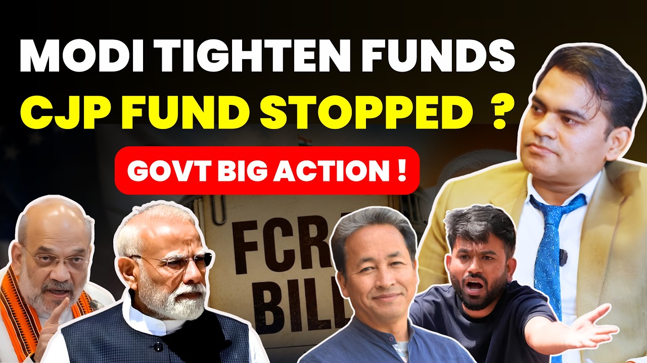 MODI'S BILL CREATES CHAOS.....CONTROLS FOREIGN FUNDS? CJP PROTEST IMPACTED ? #cjpprotest #FCRA