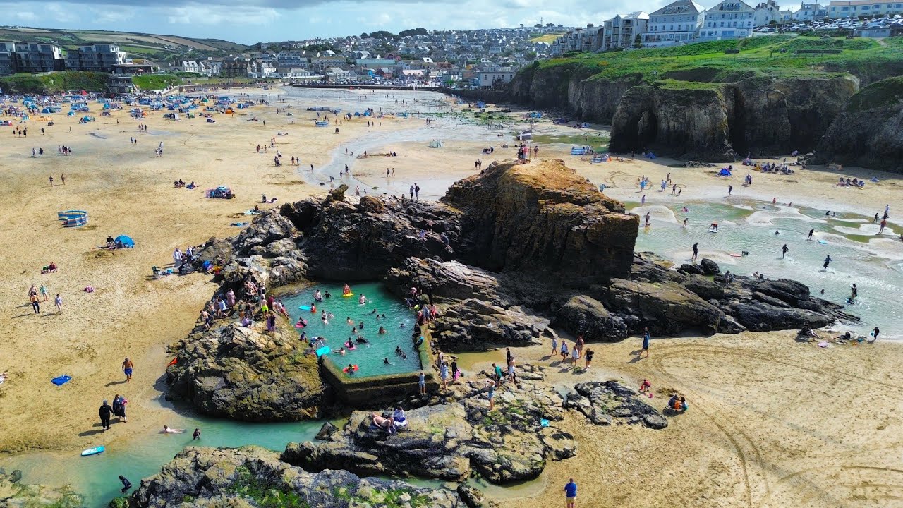 Perranporth from above - Cornwall - August 2024