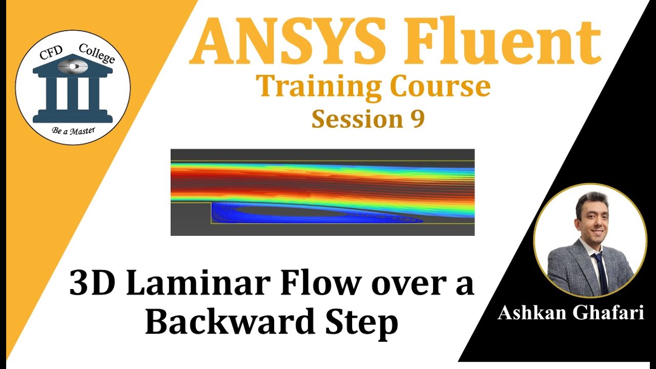 ANSYS Fluent Tutorial: 3D Laminar Flow Over a Backward Step | 3D Structured Mesh in ANSYS Meshing