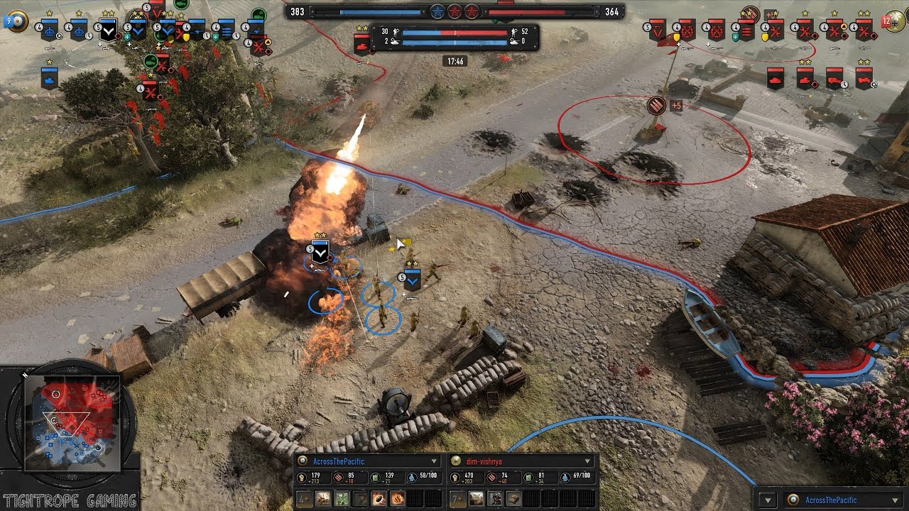 COH3 1v1 AcrossThePacific (UK) vs dim-vishnya (AK)