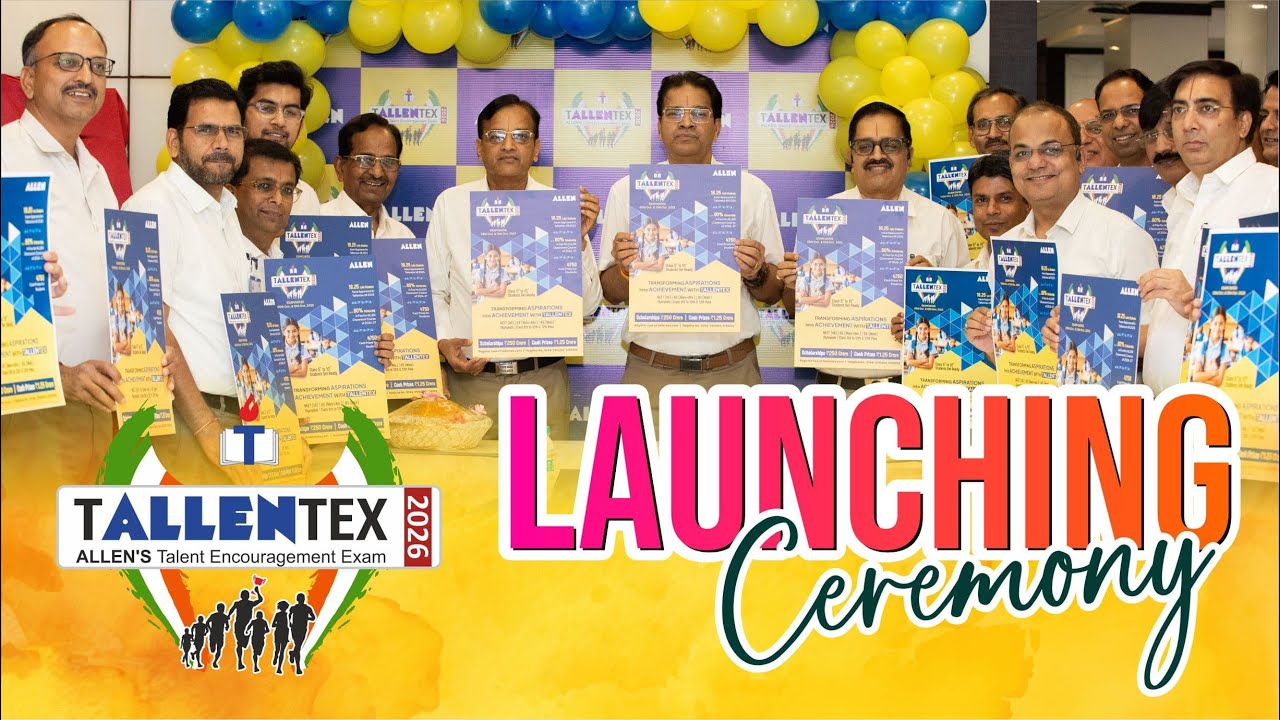 TALLENTEX 2026 | Win Scholarships Worth ₹ 250 Crore & Cash Prizes up to ₹ 1.25 Crore | ALLEN