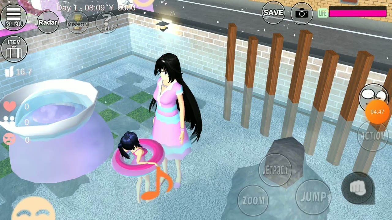 ละครสั้นเรื่อง ครูใจดี ตอนเดียวจบ sakura school simulator